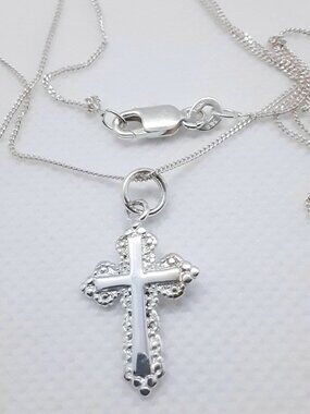NEW 925 silver cross pendant